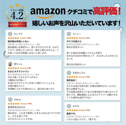 スパシャン オタマジャクソン 120ml 窓専用撥水剤