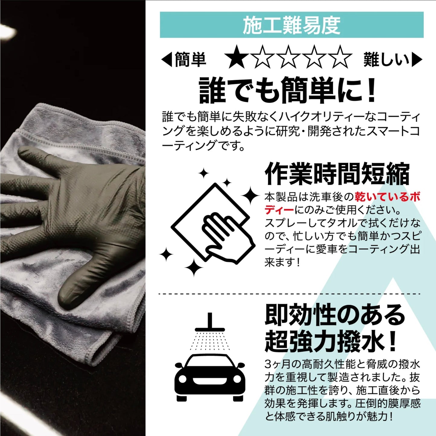 【カーグッズオブザイヤー2023受賞】スパシャン スマコ シューティングジャクソン 150ml コーティング剤