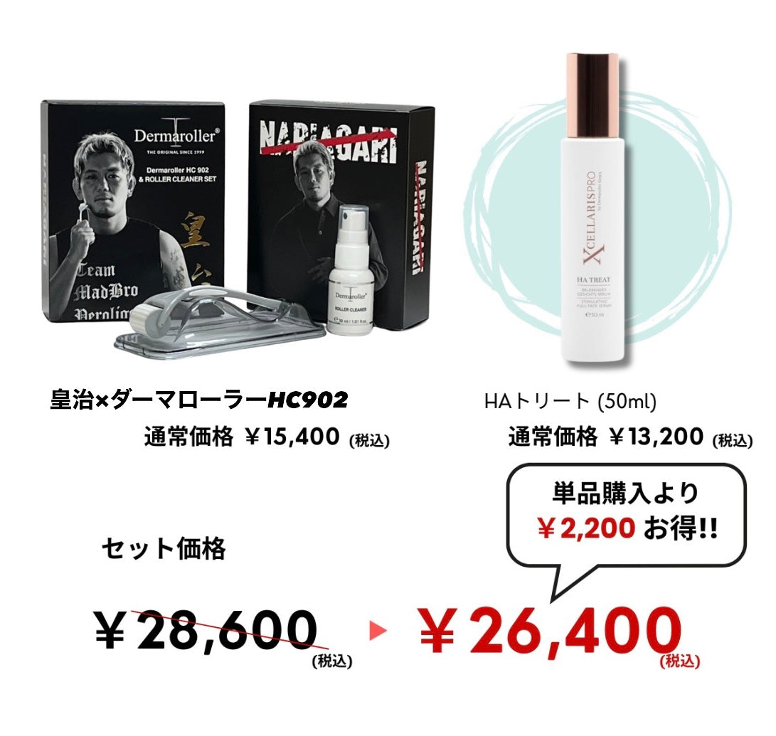 皇治×ダーマローラーエイジングケアセット